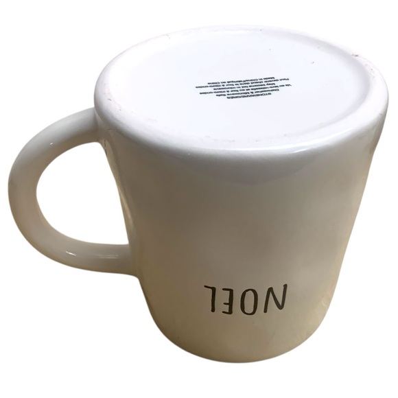 Noel Holiday Christmas White Ceramic Coffee Cup Tea Mug - Picture 8 of 9